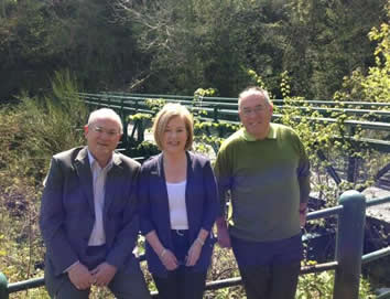 May 2013 - With Tommy & Anne from Port Glasgow West Community Council
at Devol Glen